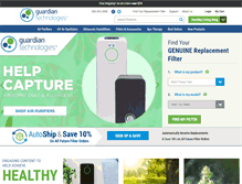 Tablet Screenshot of guardiantechnologies.com